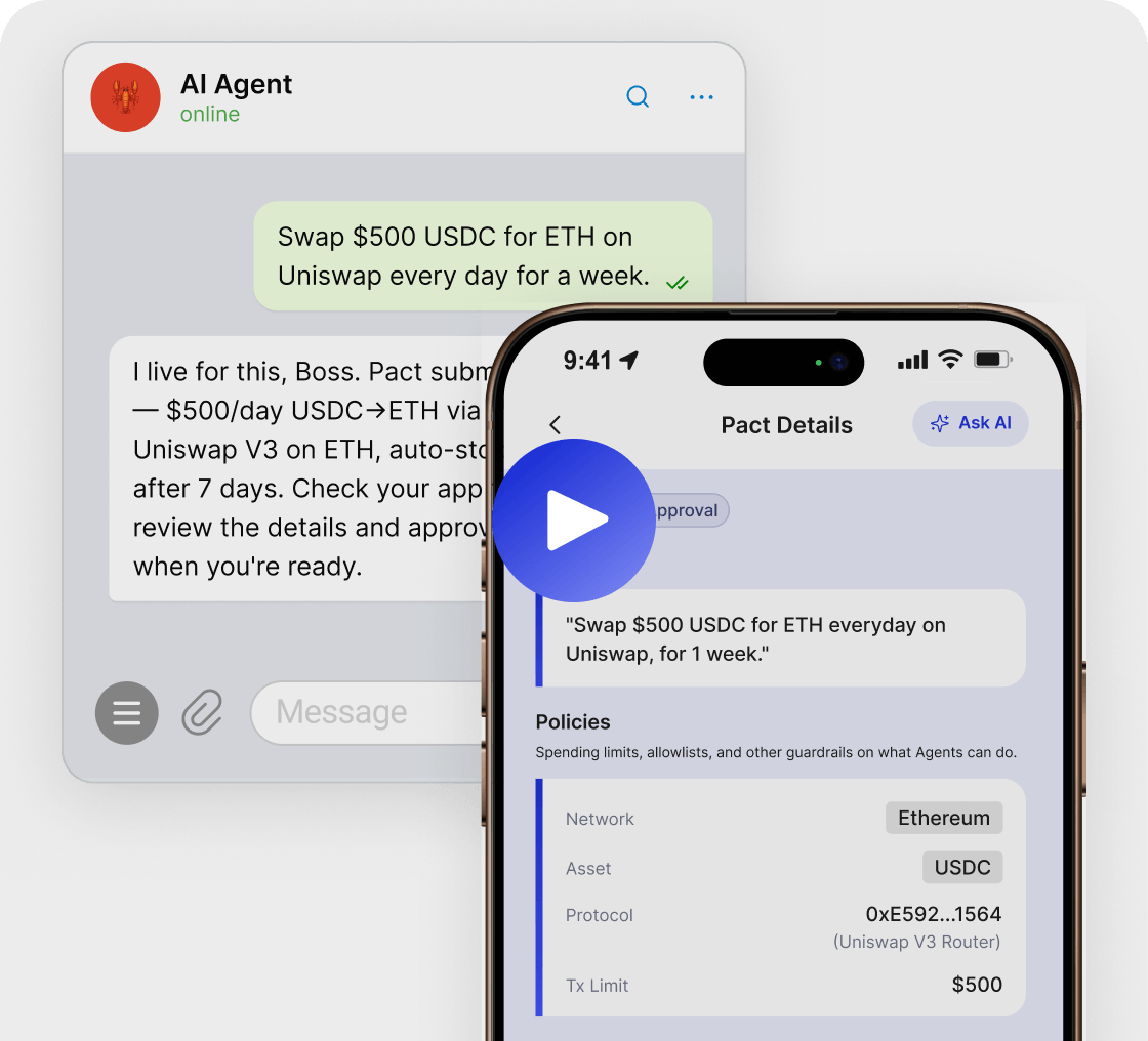 Agentic wallet demo